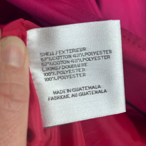 Via Spiga trench coat medium pink pleated double breasted slimming peplum - Picture 12 of 12